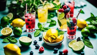 die perfekten zutaten fuer erfrischende drinks Die perfekten Zutaten für erfrischende Drinks