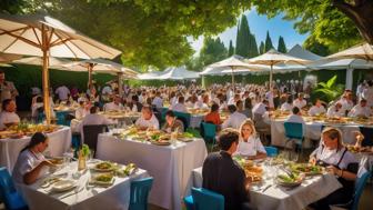 Internationale Gourmet-Erlebnisse unter freiem Himmel