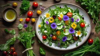 koestliche salate mit aromatischem mizuna Köstliche Salate mit aromatischem Mizuna