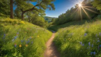 Natur und Ausblicke entlang der Strecke