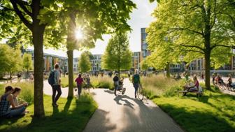 Urbanes Leben und Natur: Harmonische Symbiose in Darmstadt